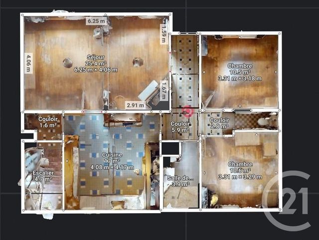 maison à vendre - 3 pièces - 80.0 m2 - ESTERNAY - 51 - CHAMPAGNE-ARDENNE - Century 21 Lemaire Immobilier