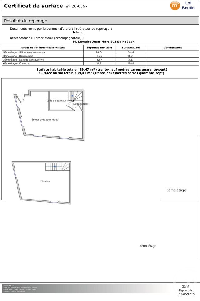 maison à vendre - 9 pièces - 126.99 m2 - SEZANNE - 51 - CHAMPAGNE-ARDENNE - Century 21 Lemaire Immobilier